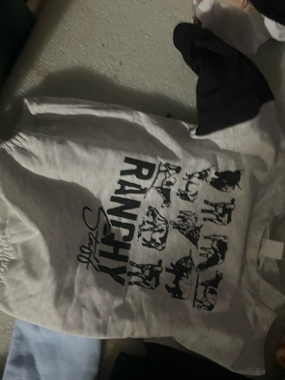 Kids Ranch Graphic Tee - White